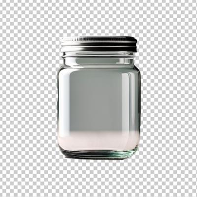 Isolated PSD Empty Jar on Transparent Background – Free Download