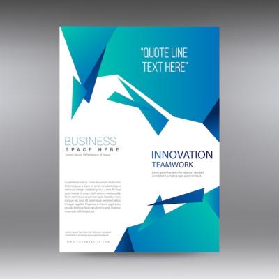 Gradient Blue Business Brochure – Free Download