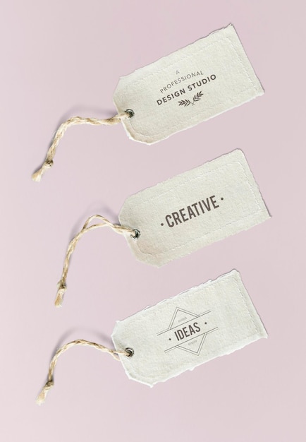 Cotton Cloth Label Mockup – Free Download