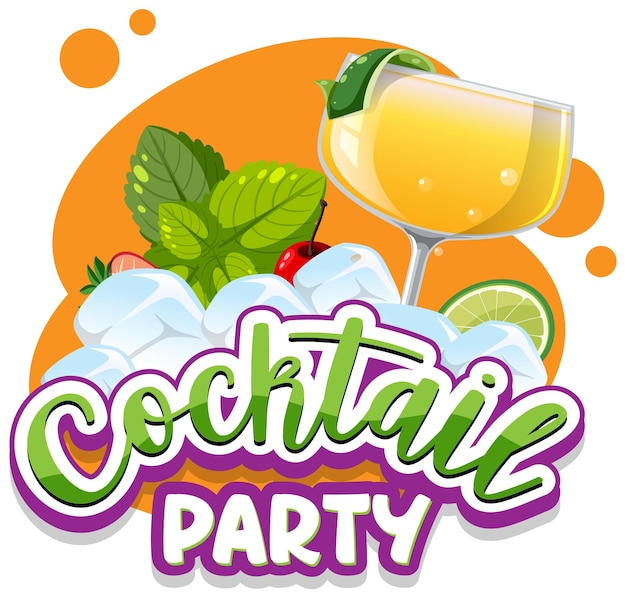 A Cocktail Party Banner Text – Free Download, Download Free Stock Photo