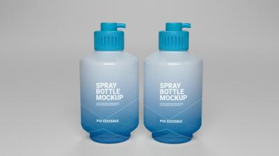 Spray Bottle Mockup – Free to Download