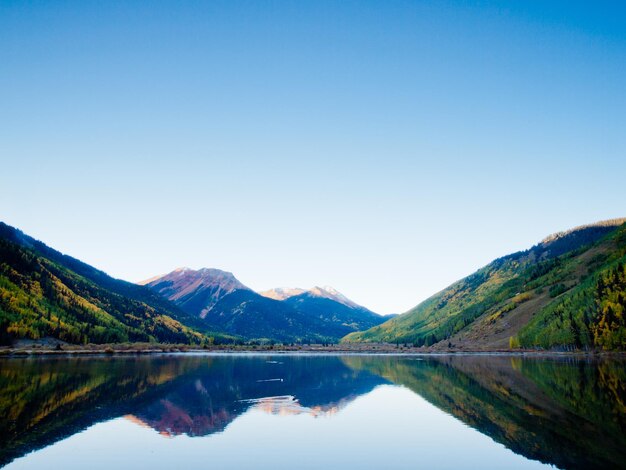 Autumn Reflections at Crystal Lake in Ouray, Colorado – Free to Download