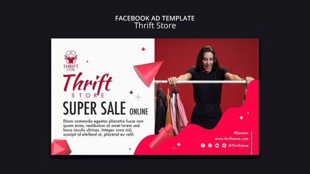 Thrift Store Template Design – Free to Download