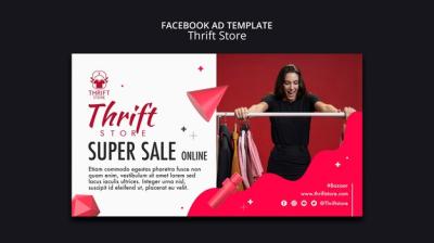 Thrift Store Template Design – Free to Download