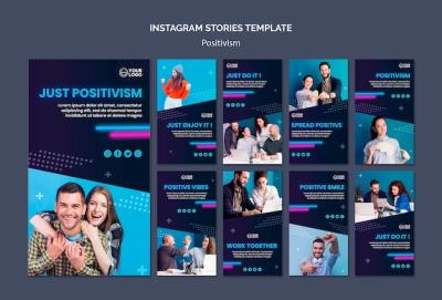 Instagram Stories Collection for Optimism and Positivism – Free Download