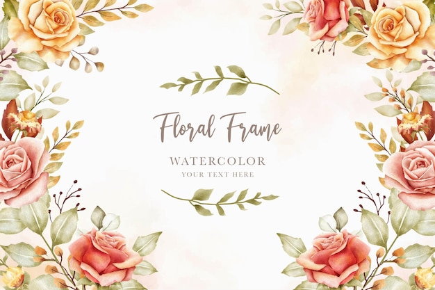 Hand Drawn Summer Floral Background – Free Download