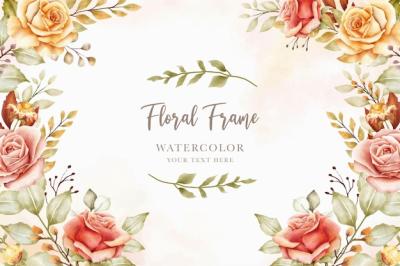 Hand Drawn Summer Floral Background – Free Download