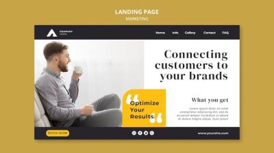 Business Marketing Landing Page – Free Download