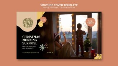 Creative Christmas Template Design – Free Download