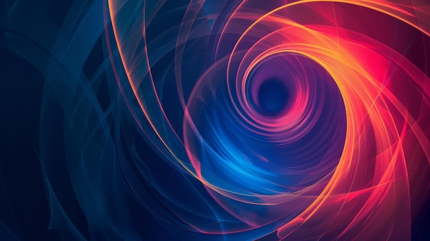 Vibrant Abstract Swirling Patterns for Digital Technology and Innovation – Free Download