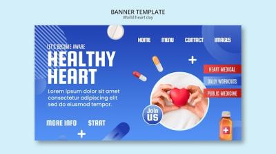 World Heart Day Landing Page Template – Free Download