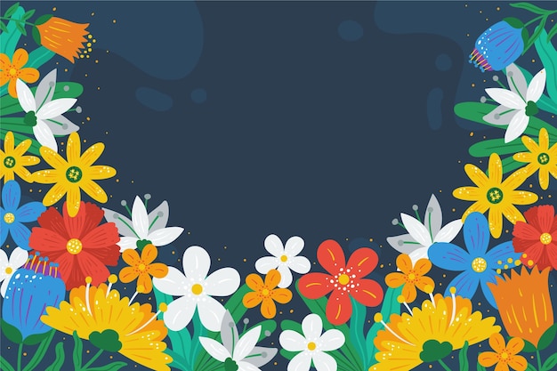 Hand Drawn Floral Background – Free to Download