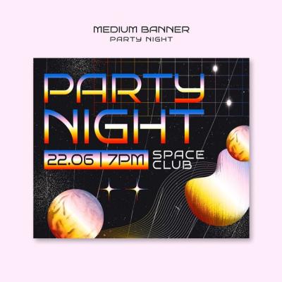 Night Club Template Design – Free Download, Free Stock Photo