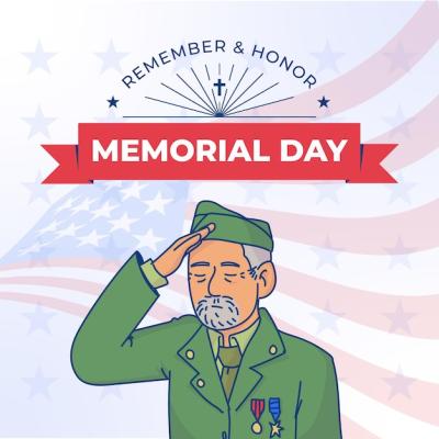 Memorial Day Hand-Drawn Illustration – Free Stock Photo for Download