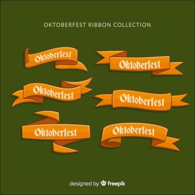 Oktoberfest Ribbons Set – Free Download, Free Stock Photo