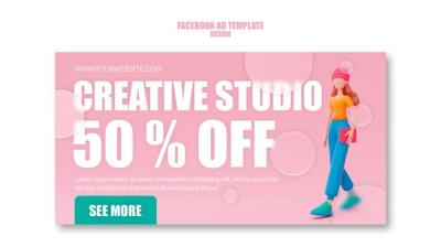 Social Media Promo Template for Graphic Design Profession – Free Download