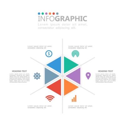 Hexagonal Infographic Template – Free Download