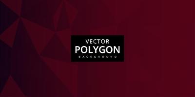 Multipurpose Dark Maroon Polygon Pattern Abstract Background – Free Download