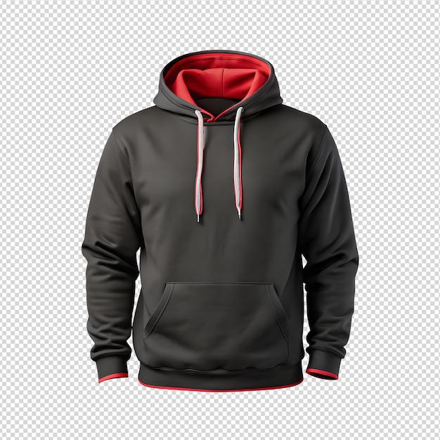 Black and Red Hoodie Mockup – Free Download