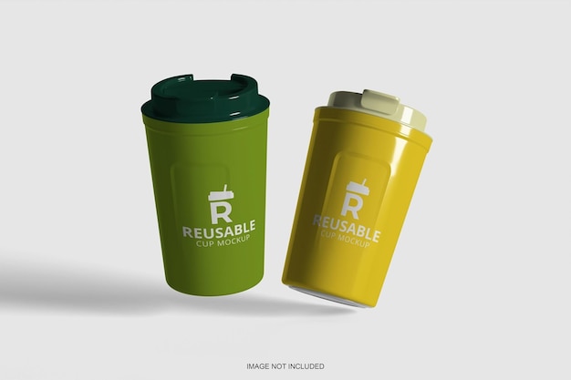 Reusable Cup Mockup – Free Stock Photo for Download