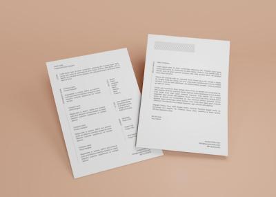 Mockup Templates for Flyers and Letterheads – Free Download