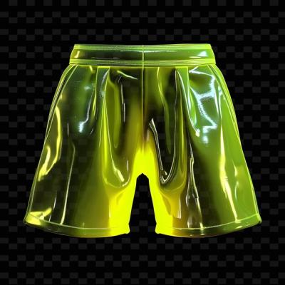 A Pair of Neon Green Shorts Featuring the Letter ‘E’ – Free Download