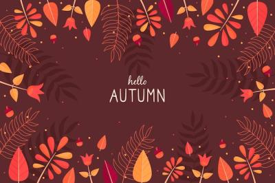 Autumn Wallpaper Featuring Leafage – Free Download