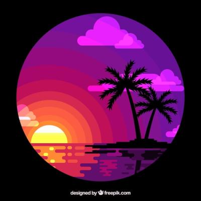 Tropical Sunset – Free Stock Photo, Download for Free