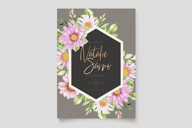 Hand Drawn Daisy Floral Card Set – Free Download, Download Free Stock Photo