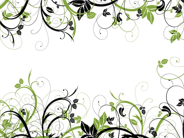 Chaotic Abstract Floral Design – Free Download