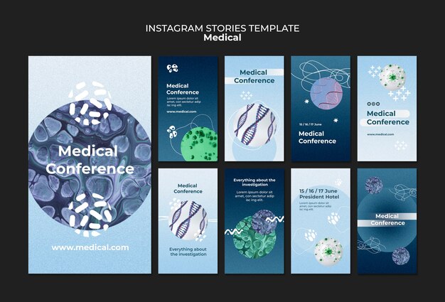 Gradient Medical Care Instagram Stories – Download Free Stock Photo