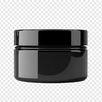 Elegant Black Glass Jar Mockup – Free Download