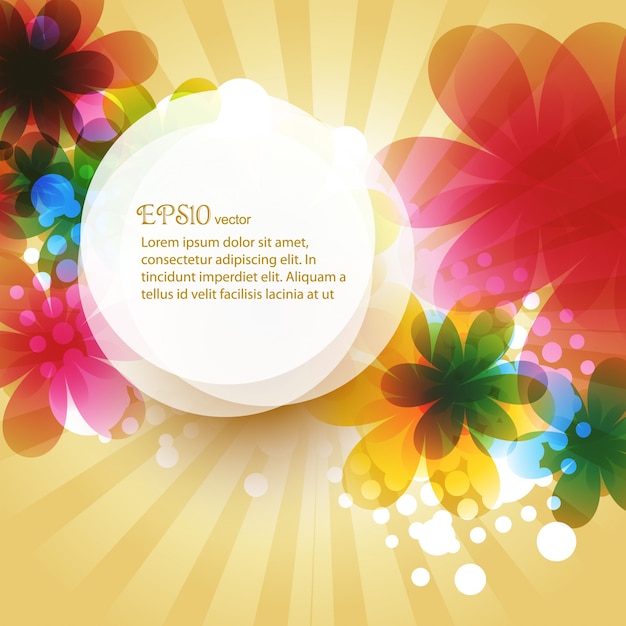 Beautiful Flower Background for Your Text – Free to Download