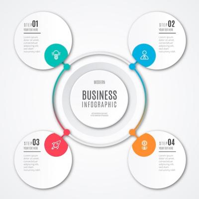 Modern Business Infographic Template – Free Download