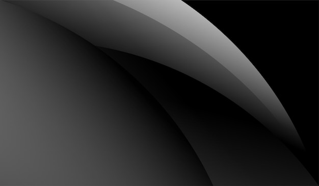 Modern Black Wave Gradient Background – Free Download