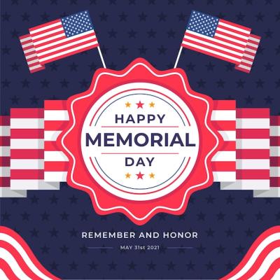 Memorial Day Illustration Featuring the USA – Free Download