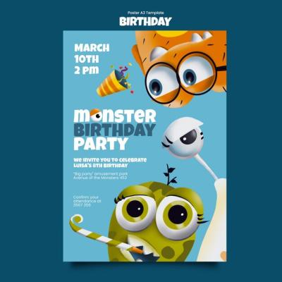 Happy Birthday Celebration Flyer Template – Free to Download