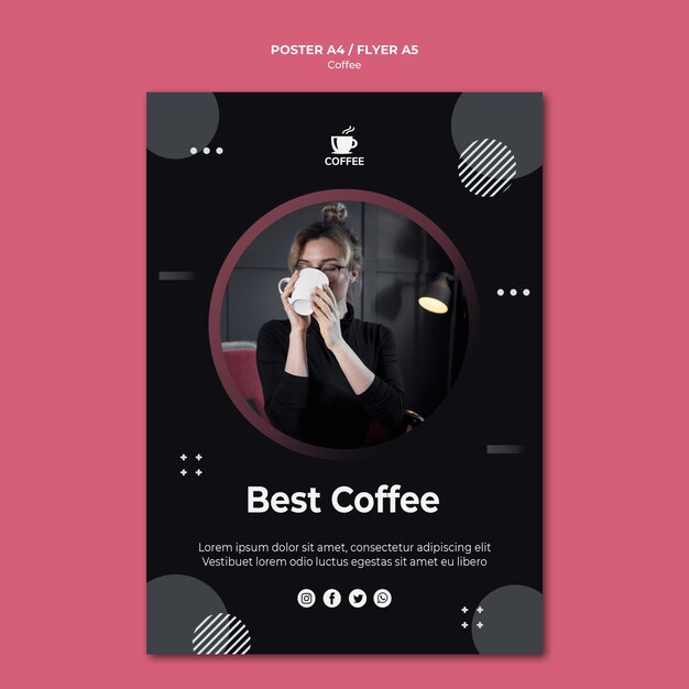 Best Coffee Concept Flyer Design – Free Download