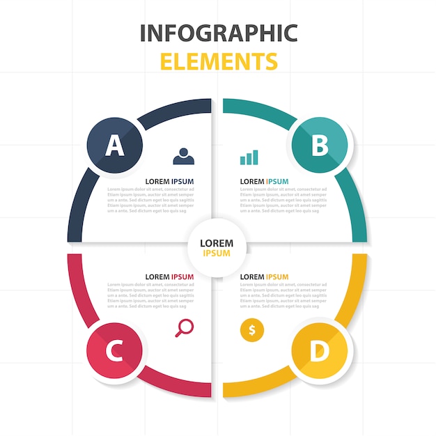 Round Infographic Template – Free Download