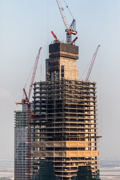 Skyscraper Construction in Dubai – Free Stock Photo for Download