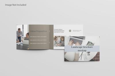 Landscape Brochure Mockup – Free Download