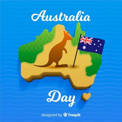 Creative Australia Day Background – Free Download