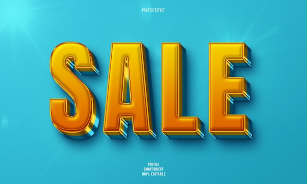 3D Editable Text Effect PSD Template – Free Download