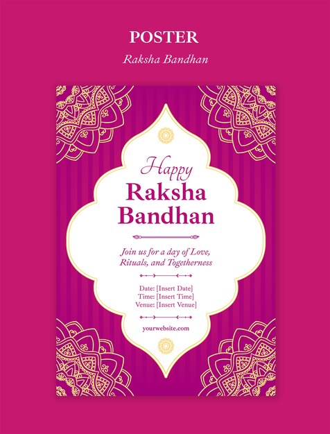 Raksha Bandhan Event Celebration Template – Free Download