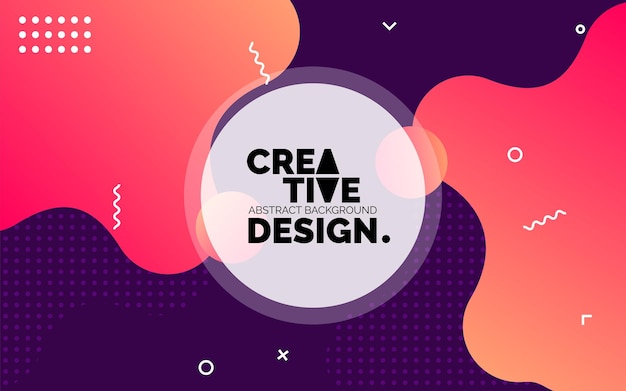 Creative Gradient Color Banner Template Vector Illustration – Free Download