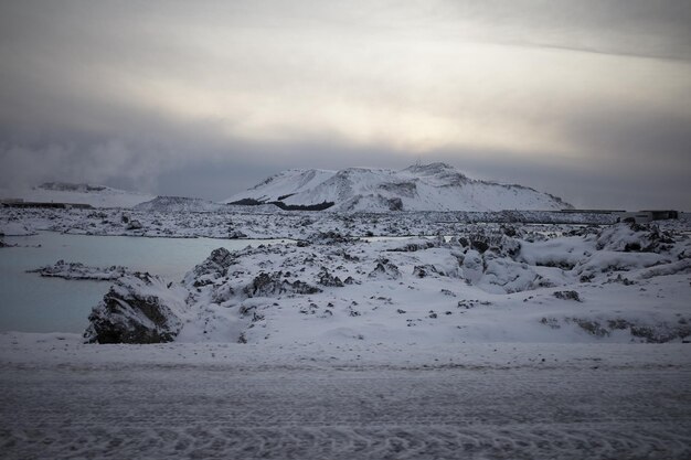 Scenic View of Snowcapped Mountain Against Sky – Free Download