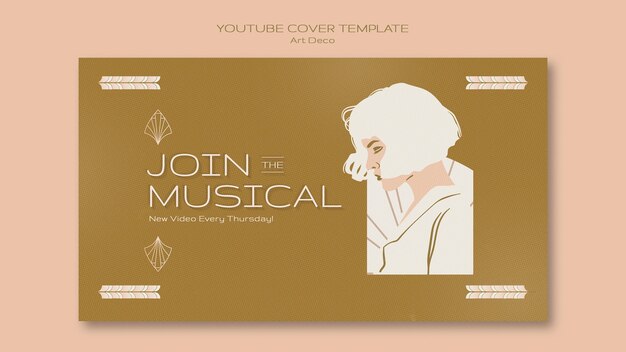 Art Deco Musical Landing Page – Free to Download