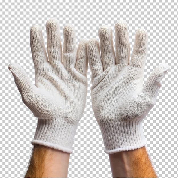 Hand in Gloves on Transparent Background – Free Download