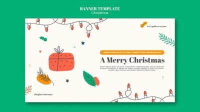 Christmas Banner Template – Free Download for Your Holiday Projects