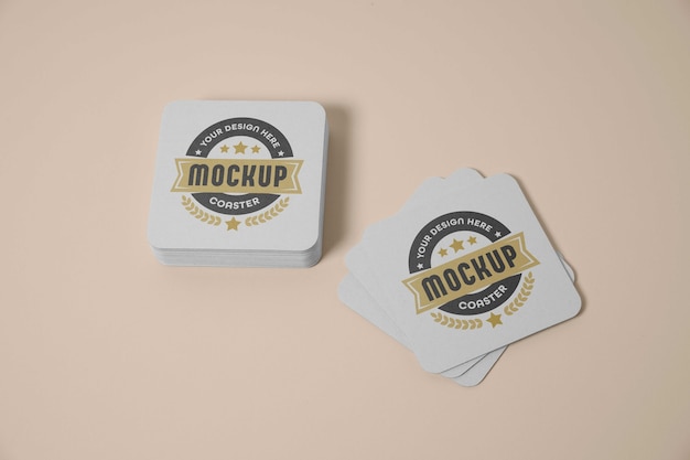 Beer Coaster Mockup Design – Free to Download